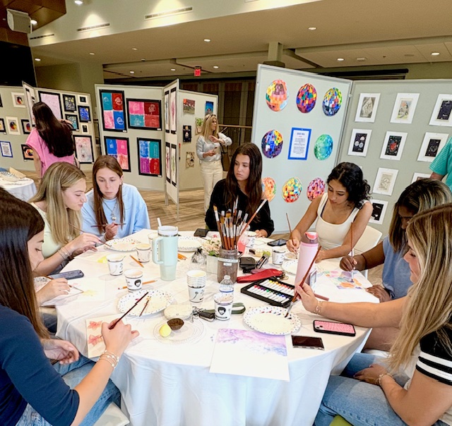 Annual art show bursts with color, creativity